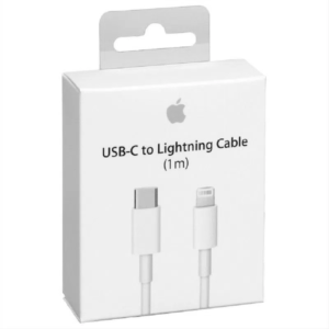 CABLE ORIGINAL APPLE USB A LIGHTNING 1 MTR