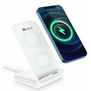 CARGADOR CARGA INALAMBRICA SOPORTE 1 HORA GAR157 BLANCO