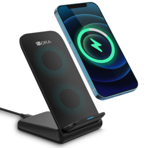 CARGADOR CARGA INALAMBRICA SOPORTE 1 HORA GAR157 NEGRO